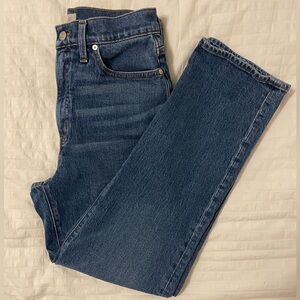 MADEWELL-The Perfect Vintage Straight Jean in size 29